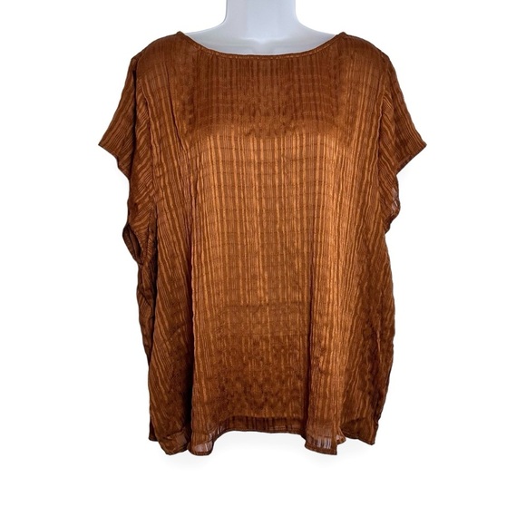 XXL Worthington Short Sleeve Blouse - Picture 1 of 8